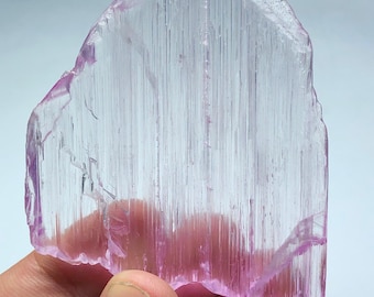 Natural Pink Kunzite Crystal double terminated from Afghanistan