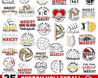 Volleyball svg bundle, Custom volleyball svg png,Volleyball Team Name SVG, Volleyball Team logo svg ,Volleyball Cut Files, Volleyball Shirt