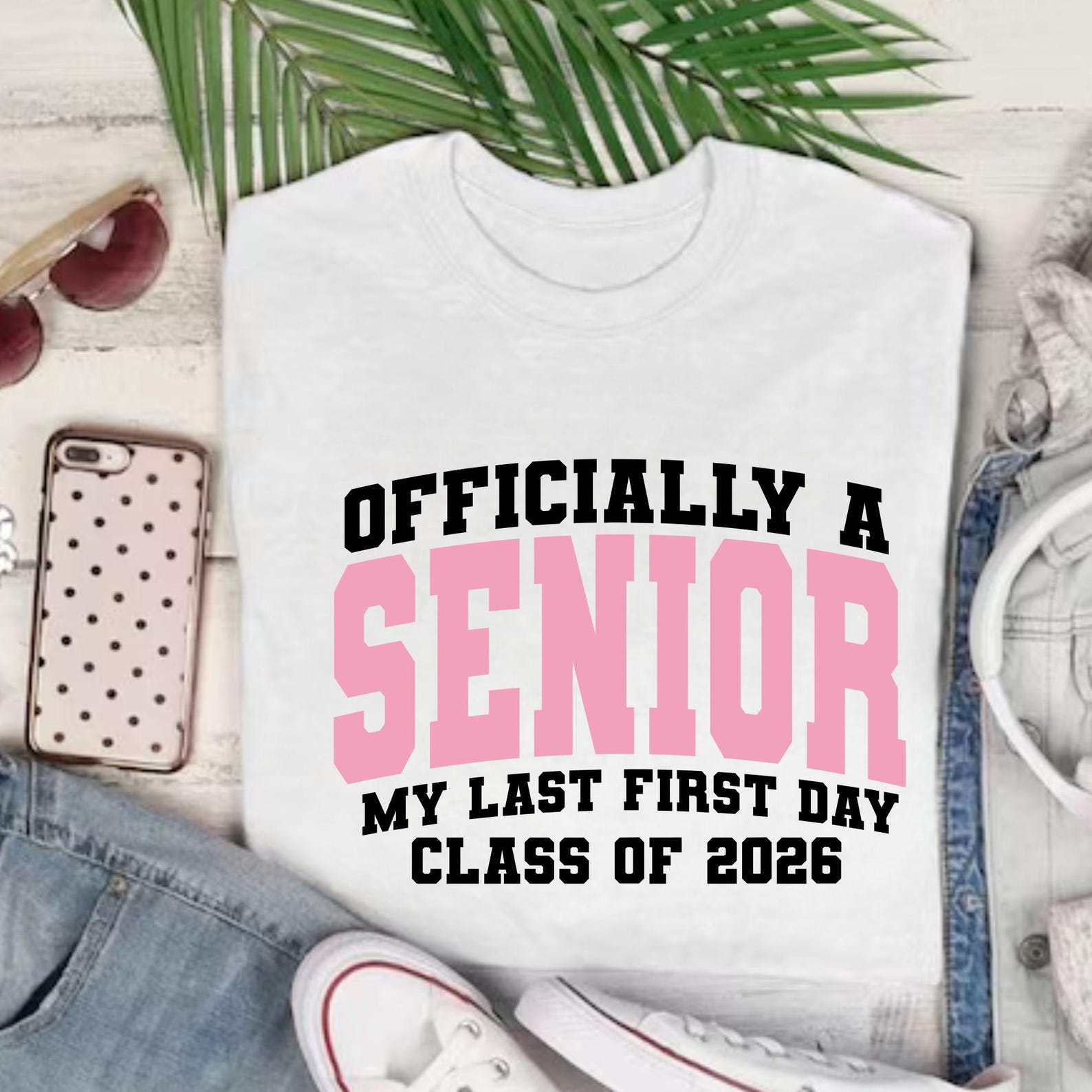 Officially A Senior 2026 My Last First Day Class of 2026 Svg Png ...