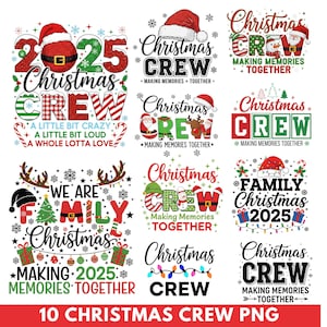 Christmas Crew Png, Family Christmas 2025 Png, Making Memories Together, christmas png, Funny Matching Holiday Shirt png, family pajamas png