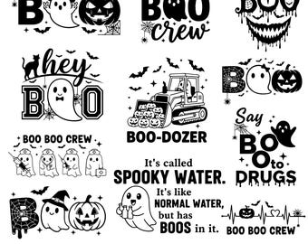 Boo Svg, Halloween svg, Cute Ghost svg,Spooky Halloween svg,Pumpkin Season svg,funny boo svg,Boo Halloween SVG,Spider Svg,Kids Halloween svg
