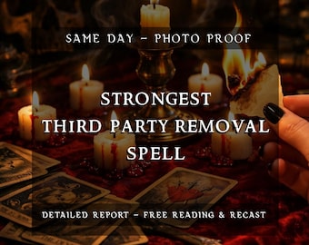 Third Party Removal Ritual | Love Rival Energy Clearing | Outside Influence Release | Love Triangle Cord Cut | Relationship Protection Work