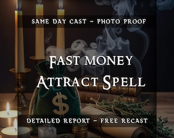 Fast Money Spell | Wealth Attraction Ritual | Prosperity & Abundance Energy | Success Opportunity Magnet | Financial Blessing Magic