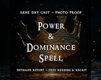 Power Influence Ritual | Strength, Confidence & Personal Authority Energy Work | Success Alignment Spell