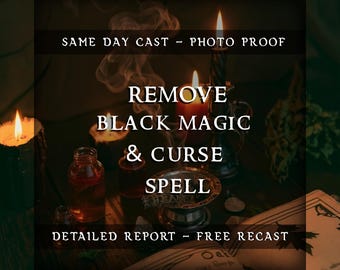 Remove Black Magic Spell | Curse Cleansing Ritual | Break Hex Evil Eye Energy | Spiritual Protection & Purification | Aura Healing Magic