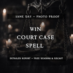 Win Court Case Spell | Legal Victory & Justice Ritual | Favorable Outcome Energy | Court Decision Success Work