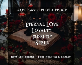 Incantesimo di amore eterno e fedeltà / Rituale di impegno per un partner devoto e un legame indissolubile / Prova fotografica e report dettagliato in giornata