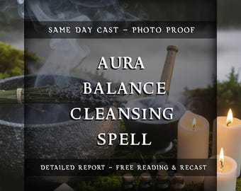 Aura Cleansing & Energy Balance Spell | Remove Negativity | Emotional Blockages | Spiritual Healing | Chakra Alignment Ritual