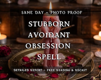 Stubborn Avoidant Obsession Spell | Emotional Withdrawal Breaker | Deep Attachment & Fixation Ritual | Make Them Stop Running