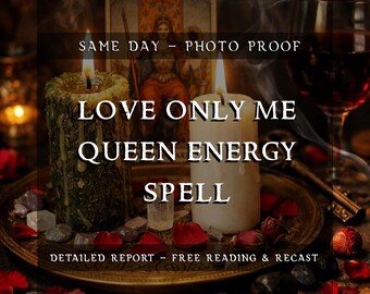 Love Only Me Queen Energy Spell | Divine Feminine Power Ritual | Make Him Desire Only You | Attraction & Obsession Love Spell