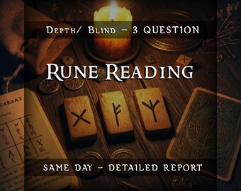 Depth Rune Reading | 3 Question Norse Divination | Ancient Viking Runes | Intuitive Energy Reading | Spiritual Guidance & Insight