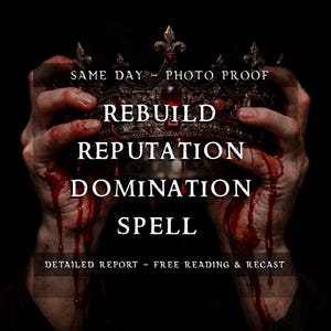 Rebuild Reputation Domination Spell | Restore Power & Public Image Ritual | Respect Authority Energy | Silent Comeback Work