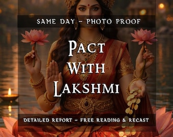 Pact With Lakshmi | Wealth Abundance Spell | Money Attraction Energy | Prosperity Luck Ritual | Financial Flow Activation | Photo Proof