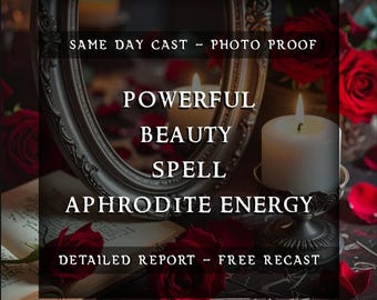 Aphrodite Beauty Spell | Powerful Glamour Ritual | Boost Attraction & Self Love | Radiant Aura Confidence Magic | Feminine Energy