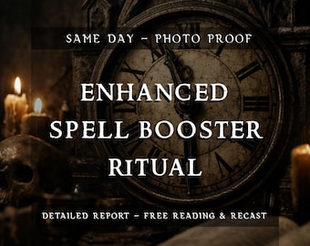 Enhanced Spell Booster Ritual | Power Amplifier & Fast Results Work | Strengthen Any Spell | Urgent Energy Acceleration