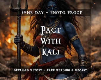 Pact With Kali | Power Protection Spell | Destroy Negativity Energy | Domination Strength Ritual | Dark Goddess Work | Photo Proof
