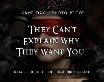They Can’t Explain Why They Want You Spell | Obsession Attraction Ritual | Irresistible Desire Energy | Love Magnet Spell | Photo Proof
