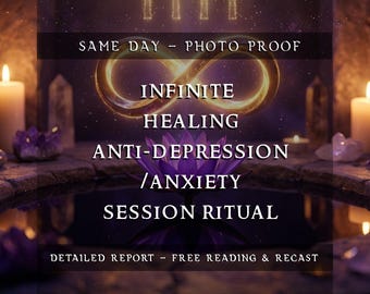 1111 Infinite Healing Ritual | Emotional Balance & Inner Peace Session, Stress Release Energy, Same Day Casting, Photo Proof