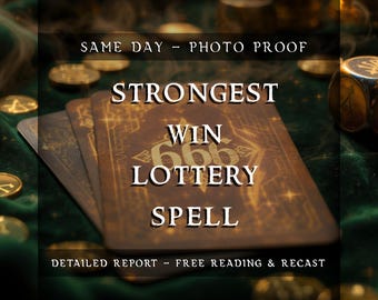Strongest Win Lottery Spell | Extreme Luck Boost Ritual for Gambling, Fortune Alignment & Opportunity Flow | Photo Proof Energy Work
