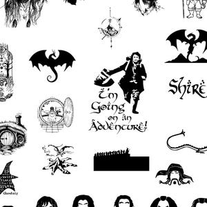 Halfling Quest SVG Bundle | Dwarves, Dragons, Heroes (Instant Download)