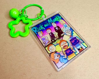 Llavero acrílico de doble cara de 2,5&quot; de Rick y Morty