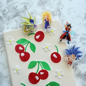 Dragon Boy Ball Acrylic paper clip binder journal double sided paper clip bookmark anime japanese animation