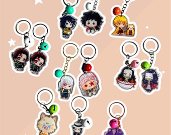 Llavero acrílico de Kimetsu No Yaiba / Demon Slayer de 4 cm