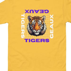Purple and Gold Tiger, geaux tigers, geaux, baton rouge, lsu tigers, louisiana state, lsu football,