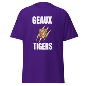 geaux tigers, purple and gold tigers shirt, laweezyana, lsu baseball shirt, lsu tigers shirt, play neck, callin, geaux baton rouge