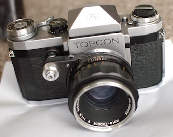 Topcon Unirex 35mm SLR Camera With 50mm F2 Lens, Tested and