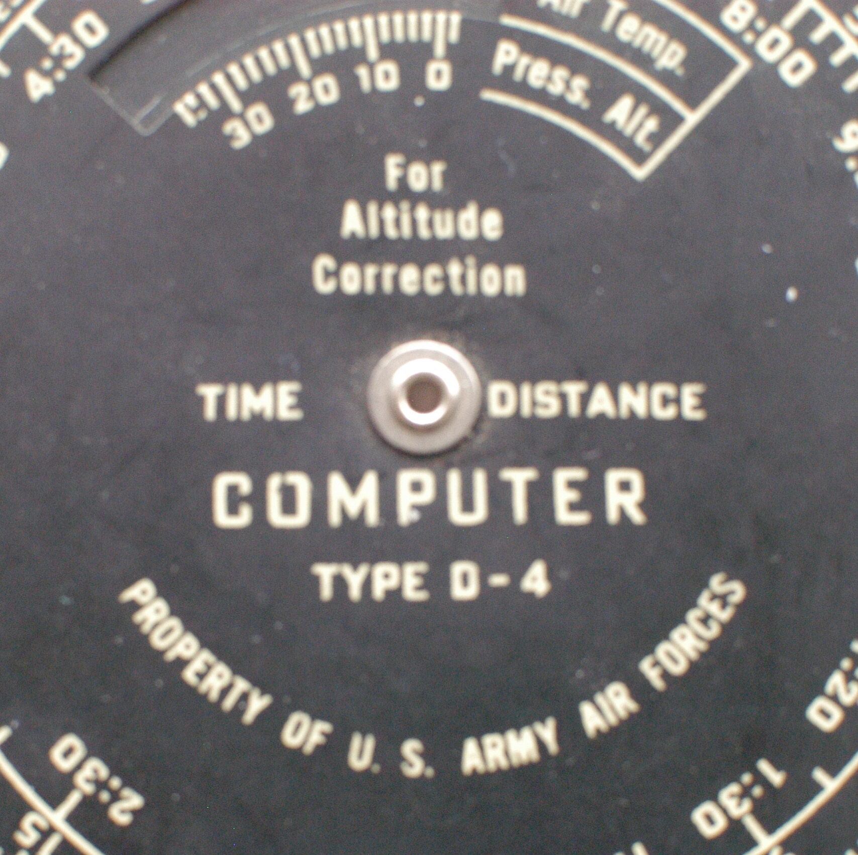 Time Distance COMPUTER Type D-4 Circular Calculator for U.S. Army - Etsy