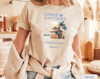 Cousins Beach T-Shirt, The Summer I Turned Pretty Shirt, Team Conrad, Team Belly, Summer Vibes, East Coast Beach Shirt, Summer Shirt, TSITP