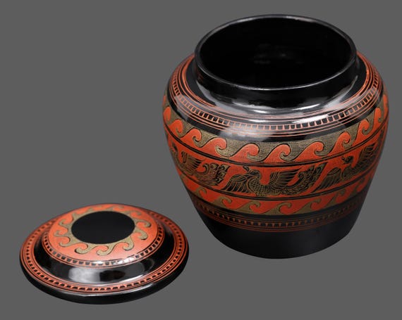 黒赤の自然模様陶器壺 壺 模様 auc-pctr c yimg jp i auctions c yimg jp images auc