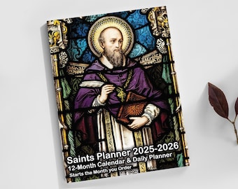 Saints Planner 2026: With 365 Saints' Feast Days and Their Sacred Roles in the Church | Christian Planner 2026 | Christian Gifts