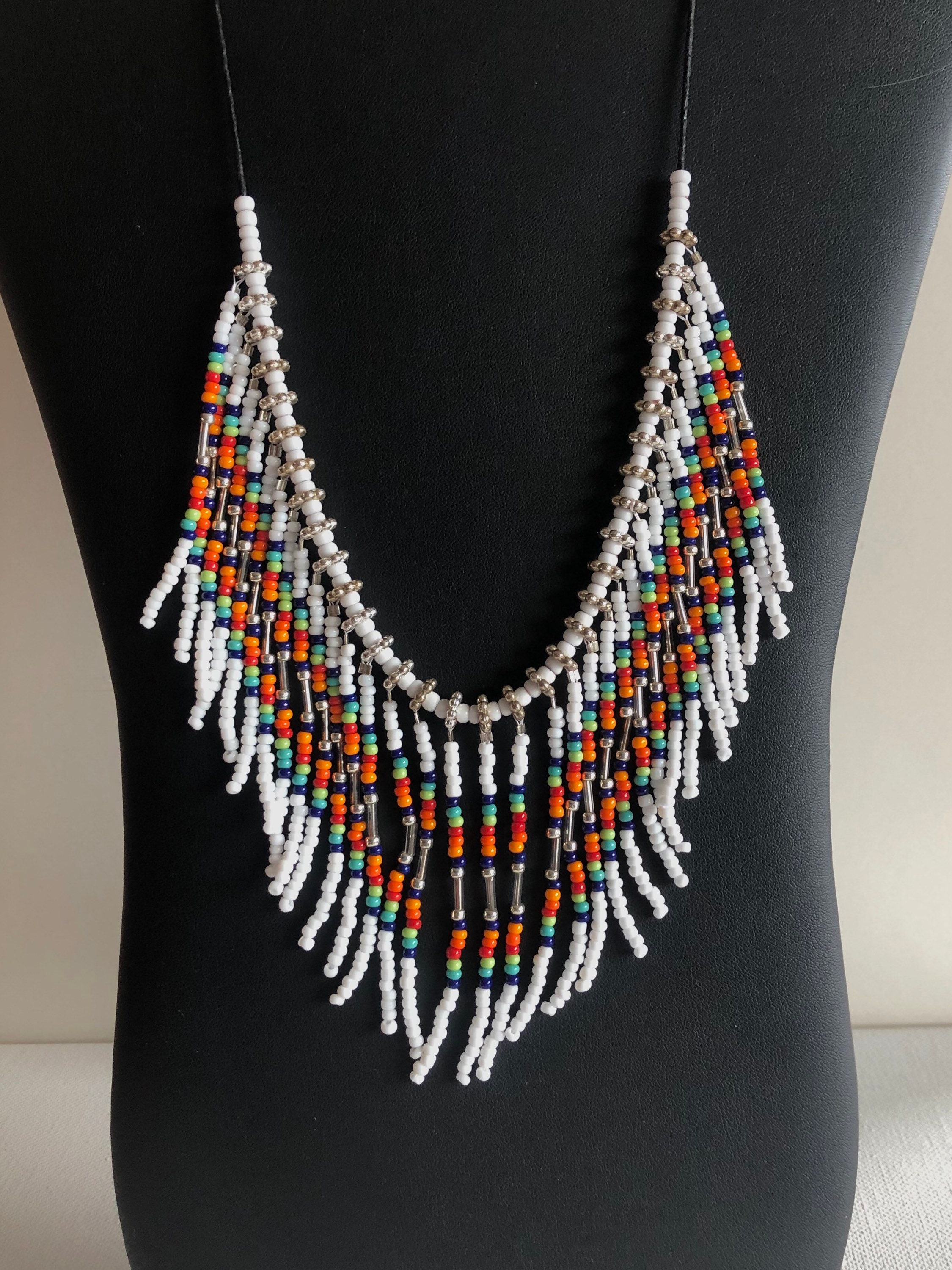 国内で当店のみ ILLUSORY - Tribal Tassel Beaded Fang Necklace il_fullxfull.2400027643_owqn.jpg