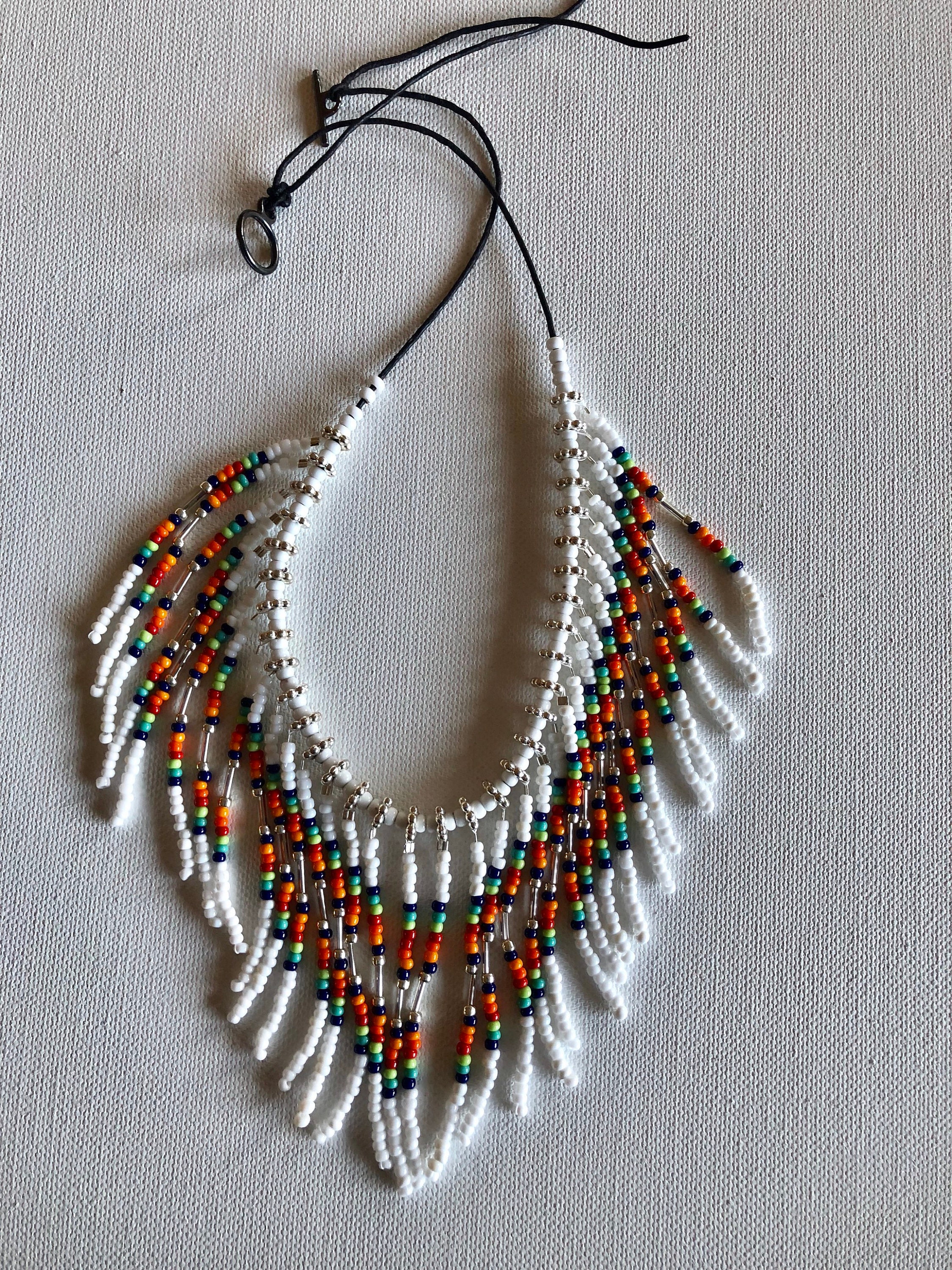 国内で当店のみ ILLUSORY - Tribal Tassel Beaded Fang Necklace il_fullxfull.2400027643_owqn.jpg
