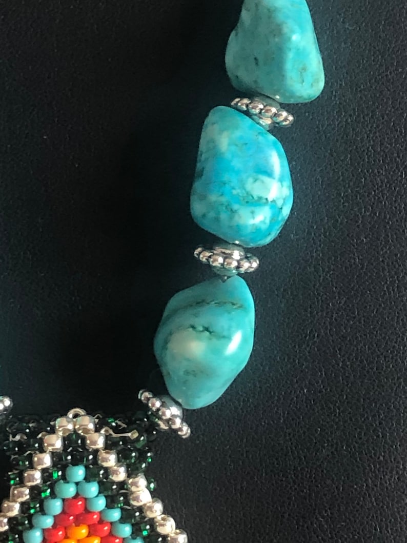 Naja Jewelry Naja Necklace Western Necklace Gemstone Necklace Tribal Necklace Beaded Necklace Boho Necklace,