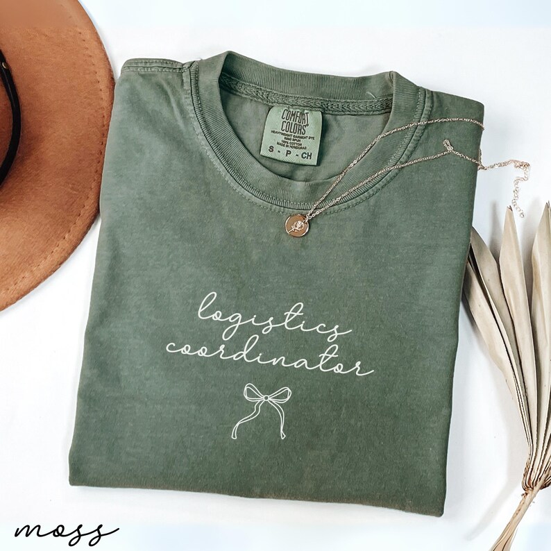 Logistics Coordinator Shirt, Funny Job Title Shirt, Manager Appreciation Gift, Cute Office Wear, Work From Home Attire