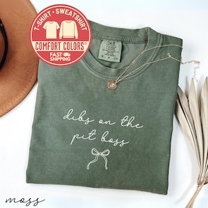 Dibs on the Pit Boss Shirt, Funny BBQ Tee, Casual Outdoor Cooking T-shirt, Grilling Enthusiast Gift, Fathers Day Present