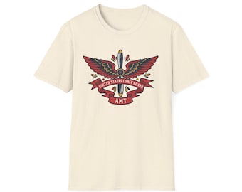 Camiseta AMT de la Guardia Costera de EE. UU. - Regalo para técnico de mantenimiento de aviación - Camiseta de aviación de la Guardia Costera - Camiseta de tripulación de helicóptero de la Guardia Costera - Camiseta unisex