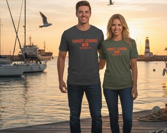 Coast Guard Reserve T-Shirt, USCG Reserve Shirt, Vintage Style Coast Guard Tee, Custom Military Apparel, Unisex Softstyle Tee
