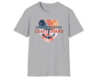 United States Coast Guard Shirt | Artistic USCG Tee | Coastie Apparel | Semper Paratus Art