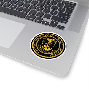 U.S. Coast Guard Academy Vintage Style Seal Sticker | Kiss-Cut