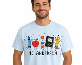 Comfort Colors® 2026 Custom Teacher Name Shirt, Personalized Teacher Name Shirt, Teacher Name Back to School Shirt