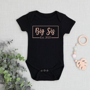 Big Sister Shirt - New Sibling Tee, Natural Toddler Colors