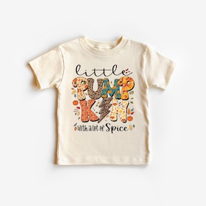 Little Pumpkin Kids Shirt: Thanksgiving Tee with Spice Design