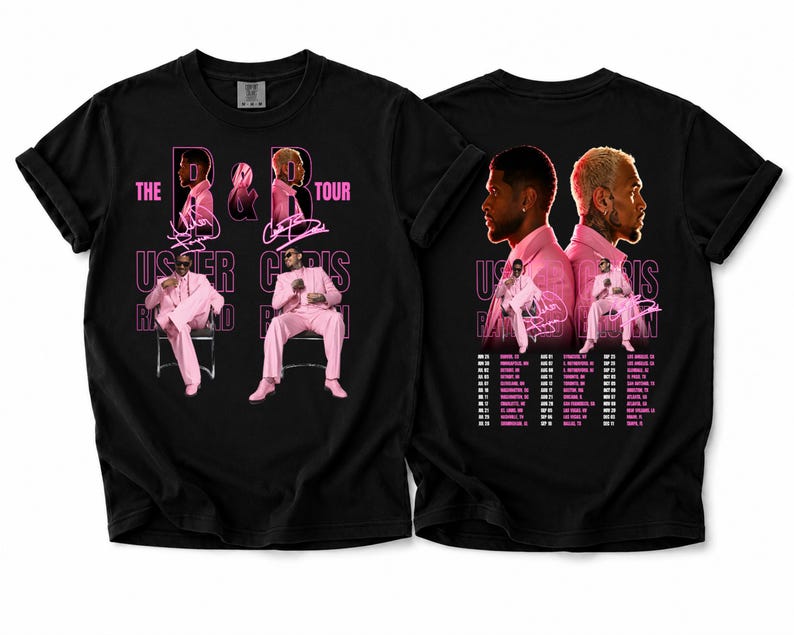 Comfort ColorsĀ® R&B Raymond Brown Music Tour Shirt for Fans ā Retro Inspired Concert Graphic Tee image 1