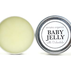 BABY JELLY - Mit Calendula, Bio-Windelbalsam, Allzwecksalve, Petroleumfrei, parfümfrei, ganz natürlich