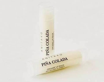 PINA COLADA Lip Balm Duo - Premium Lip Flavour Oil Scented, Organic Lip Balm, Natural Lip Balm