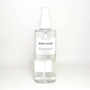 ROSENWASSER - Biologisches beruhigendes Gesichtswasser, Rosen-Hydrosol, Gesichtswasser, Veganes Gesichtswasser